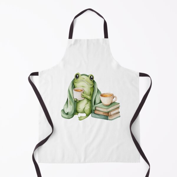 Item preview, Cute Cozy Introvert Frog with Books and Tea designed and sold by VikArt7.
