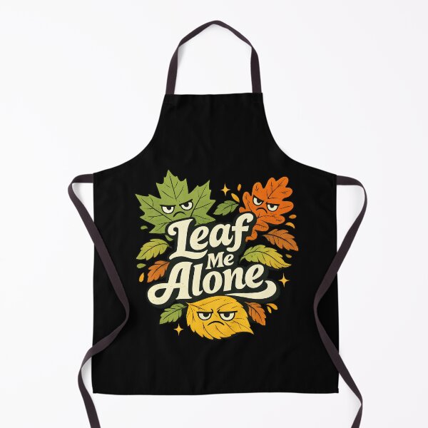 Item preview, Leaf Me Alone – Funny Grumpy Autumn Leaves Design designed and sold by blankTeeShirt.