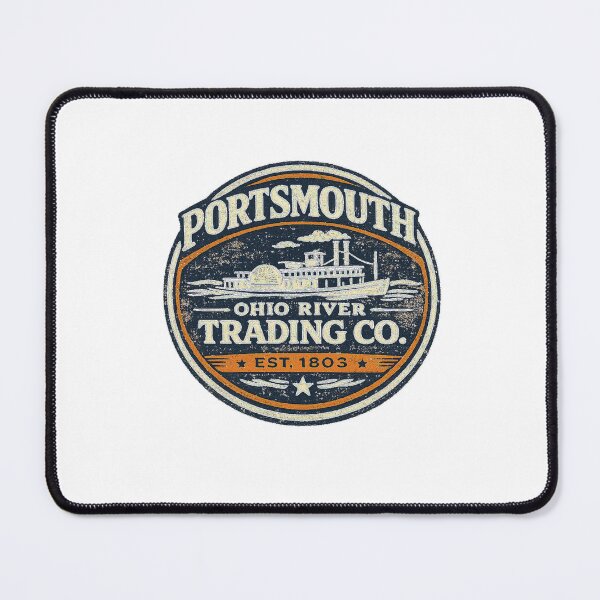 Item preview, Portsmouth Ohio River Trading Co. | Vintage River Town Badge designed and sold by AOAinc.