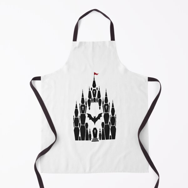 Item preview, Castle Dracula Coffin Silhouette Gothic Horror Art designed and sold by Fenay Designs.
