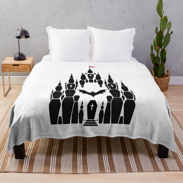 Item preview, Castle Dracula Coffin Silhouette Gothic Horror Art designed and sold by Fenay Designs.