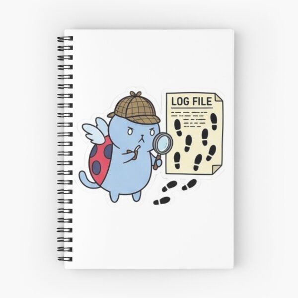 Item preview, Funny Programmer Gift Log File Detective Cat Reading Logs  Kawaii Debug Cat Developer Humor Shirt Coder Gift designed and sold by Dev Mode.