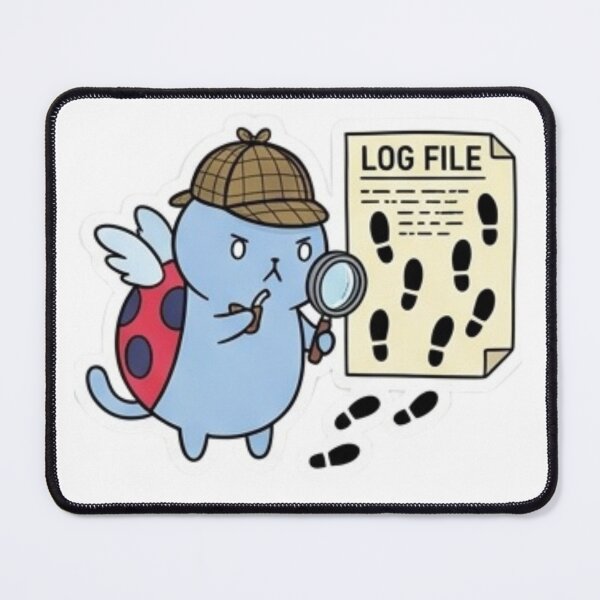 Item preview, Funny Programmer Gift Log File Detective Cat Reading Logs  Kawaii Debug Cat Developer Humor Shirt Coder Gift designed and sold by Dev Mode.