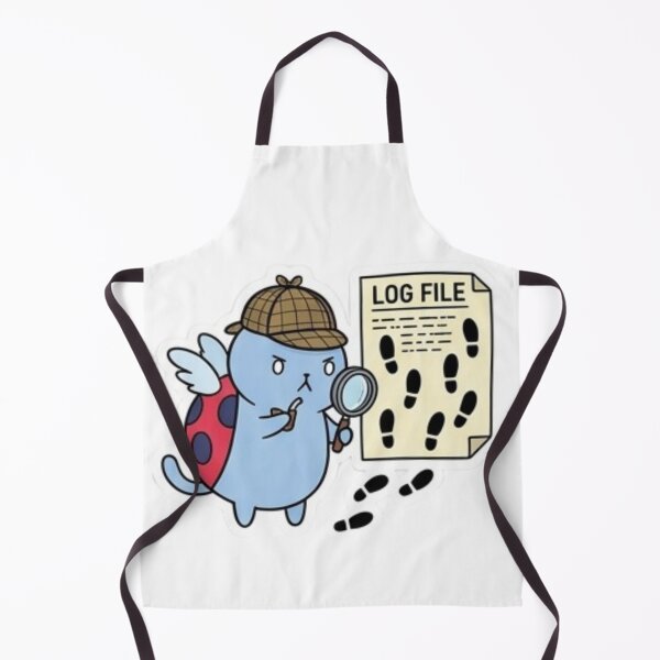 Item preview, Funny Programmer Gift Log File Detective Cat Reading Logs Kawaii Debug Cat Developer Humor Shirt Coder Gift designed and sold by Dev Mode.
