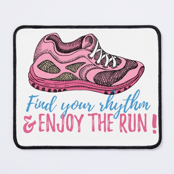 Item preview, Find Your Rhythm Enjoy The Run Running Shoe designed and sold by Gravelpeak Co..
