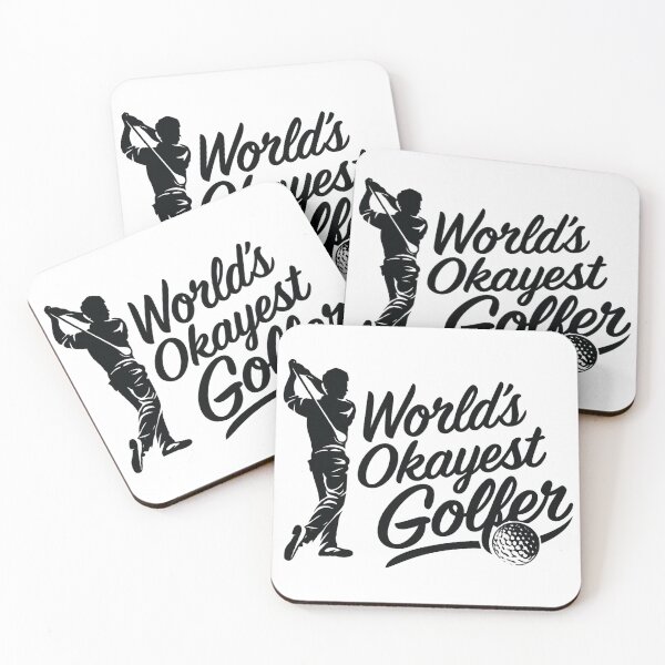 Item preview, World's Okayest Golfer,Funny Golf,Golfer  designed and sold by CloudyPress.