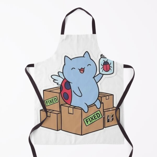 Item preview, Funny Programmer Gift Bug Fixed Cat Caught The Bug  Kawaii Debug Cat Developer Humor Shirt Coder Gift designed and sold by Dev Mode.