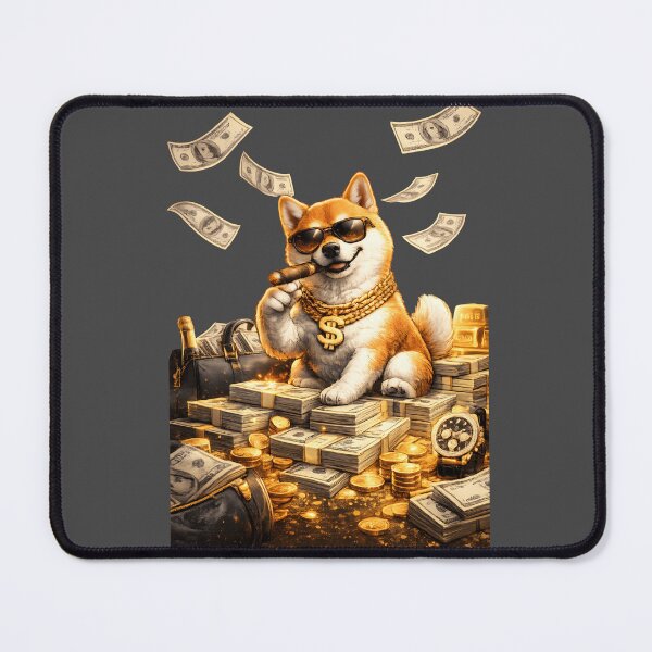 Item preview, Rich Shiba Inu Money Boss Luxury Design designed and sold by Nixora.