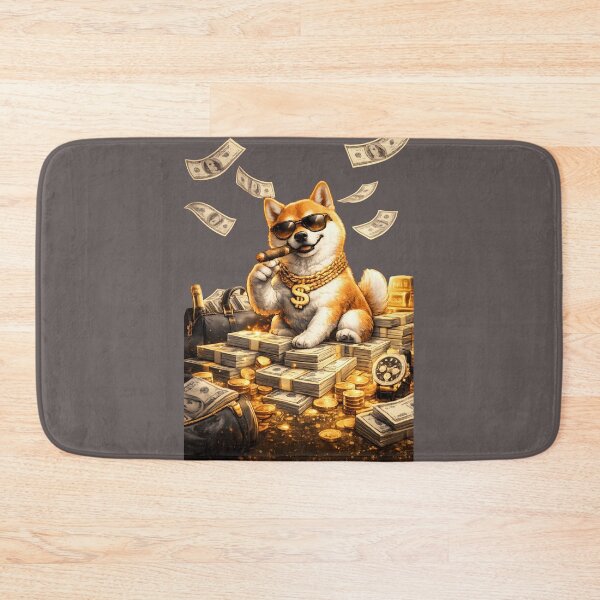 Item preview, Rich Shiba Inu Money Boss Luxury Design designed and sold by Nixora.
