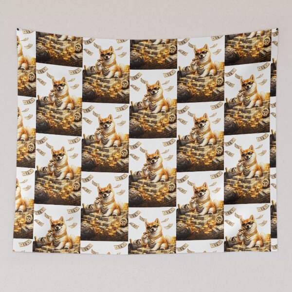 Item preview, Rich Shiba Inu Money Boss Luxury Design designed and sold by Nixora.