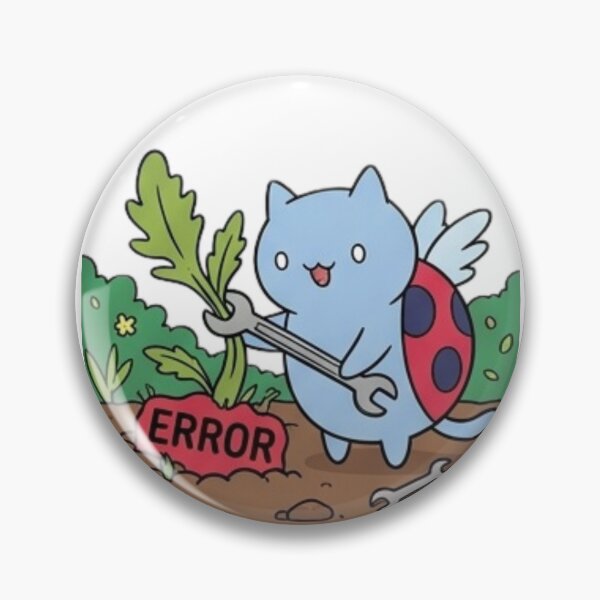 Item preview, Funny Programmer Gift Error Cat Pulling Bug From Garden  Kawaii Debug Cat Developer Humor Shirt Coder Gift designed and sold by Dev Mode.