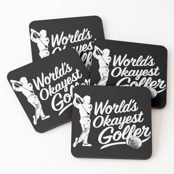 Item preview, World's Okayest Golfer,Funny Golf,Golfer  designed and sold by CloudyPress.