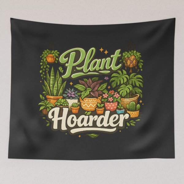 Item preview, Plant Hoarder – Funny Houseplant Lover Botanical Design designed and sold by blankTeeShirt.