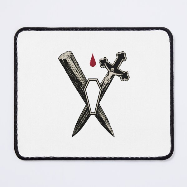 Item preview, Dracula Crucifix Wooden Stake Vampire Hunter Defense Art designed and sold by Fenay Designs.