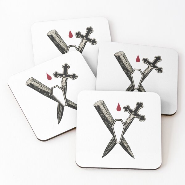 Item preview, Dracula Crucifix Wooden Stake Vampire Hunter Defense Art designed and sold by Fenay Designs.