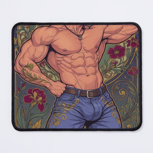 Item preview, Tom of Finland Style Powerful Muscle Flex designed and sold by ZhivanCrimson.