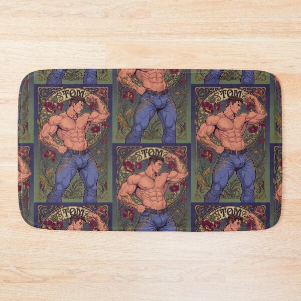 Item preview, Tom of Finland Style Powerful Muscle Flex designed and sold by ZhivanCrimson.
