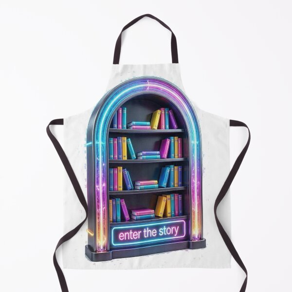 Item preview, Portal to books design designed and sold by BookedAndDesign.