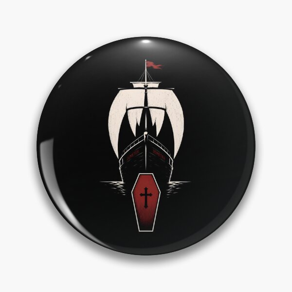 Item preview, Dracula Demeter Ship Vampire Fangs Coffin Art designed and sold by Fenay Designs.