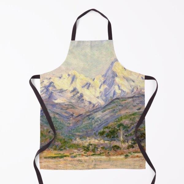 Item preview, The Valley of the Nervia by Claude Monet: Impressionist Mountain Landscape Poster designed and sold by artofuniverse.