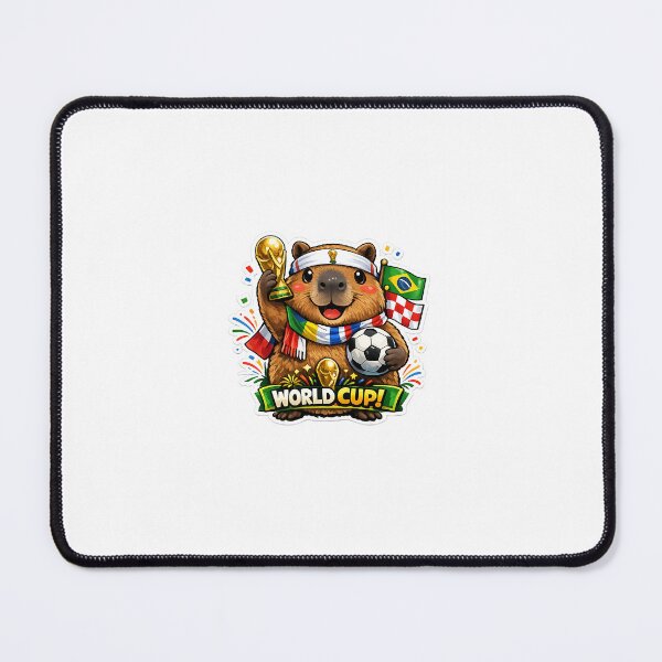 Item preview, Capybara World  Cup Football Fan Design designed and sold by Aramdesing.