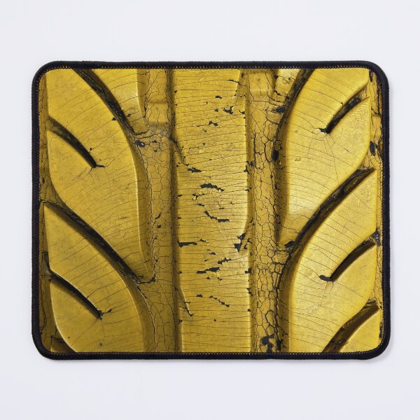 Item preview, Yellow Painted Rubber Tire Tread Texture Close-Up designed and sold by epikz.