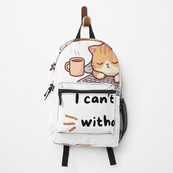 Item preview, I Can’t Function Without Coffee – Funny Coffee Cat Meme designed and sold by AARA DESIGNS.