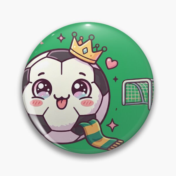 Item preview, Cute Kawaii Soccer Ball King Crown in Stadium designed and sold by M.Store.