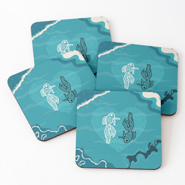 Item preview, Ocean Love Fish Heart Design designed and sold by APTStudios.