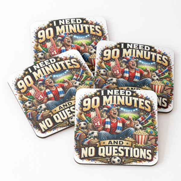 Item preview, I Need 90 Minutes And No Questions Funny Soccer Shirt | Football Fan Graphic Tee designed and sold by Ermicioi.