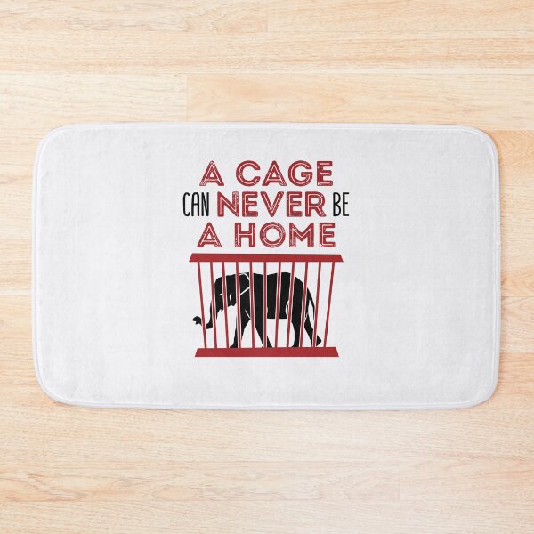 Item preview, A Cage Can Never Be a Home Anti-Zoo designed and sold by jaygo.