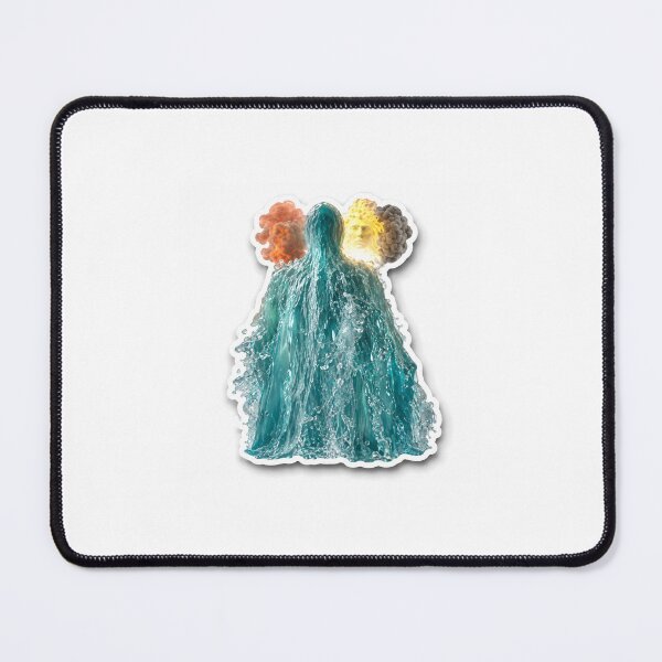 Item preview, Mystical Water Goddess Elemental Spirit Art designed and sold by Farheen786.