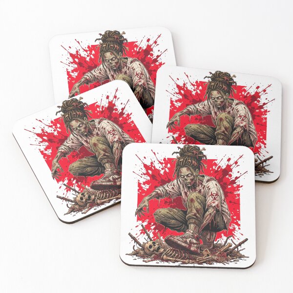 Item preview, Zombie Dreadlock Horror. designed and sold by HorrorInkStudio.