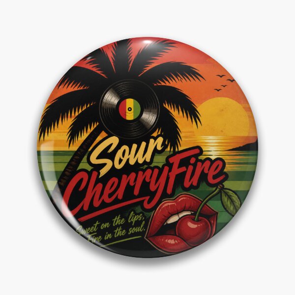 Item preview, Sour Cherryfire - Retro Reggae sunset  designed and sold by MidNiteFB.