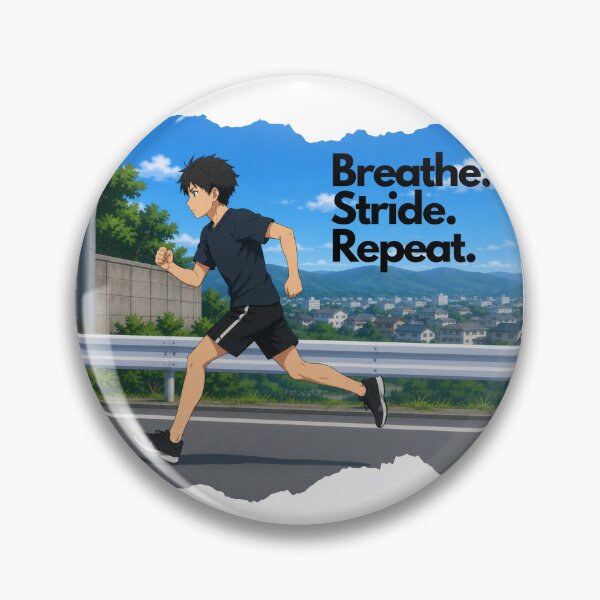 Item preview, Breathe Stride Repeat (Running) designed and sold by RunningWhiskers.
