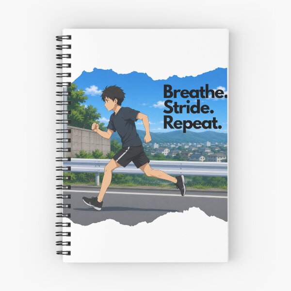 Item preview, Breathe Stride Repeat (Running) designed and sold by RunningWhiskers.