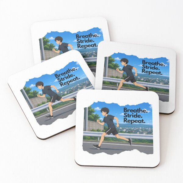 Item preview, Breathe Stride Repeat (Running) designed and sold by RunningWhiskers.