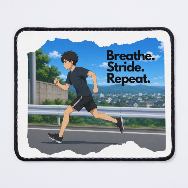 Item preview, Breathe Stride Repeat (Running) designed and sold by RunningWhiskers.