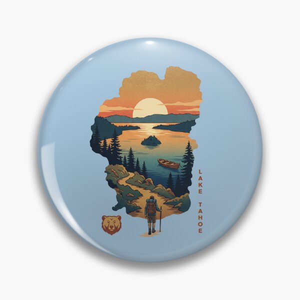 Item preview, Lake Tahoe Bold Lettering California Nevada  designed and sold by Milasneeze.