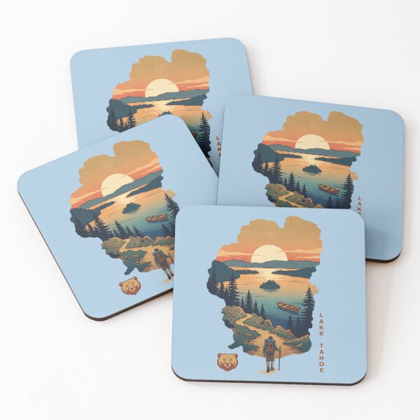 Item preview, Lake Tahoe Bold Lettering California Nevada  designed and sold by Milasneeze.