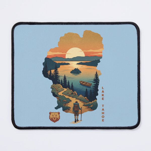 Item preview, Lake Tahoe Bold Lettering California Nevada designed and sold by Milasneeze.
