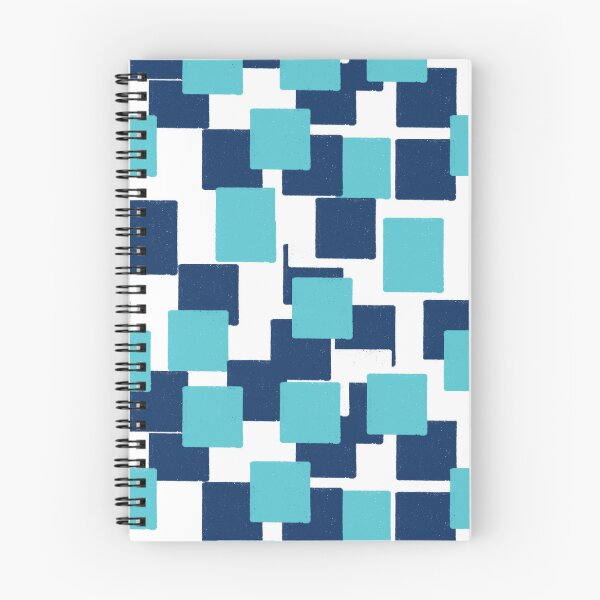 Item preview, Abstract squares seamless repeating pattern blues designed and sold by SeamlessDsign.