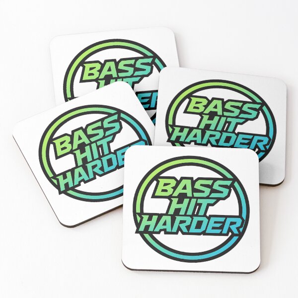 Item preview, Bass Hit Harder | Underground Bass Music Rave Design designed and sold by |TRSSHOP|.