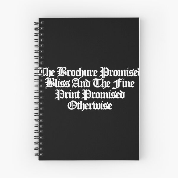 Item preview, The Brochure Promised Bliss And The Fine Print Promised Otherwise - Maximum Pleasure Guaranteed Art designed and sold by dsxclothing.