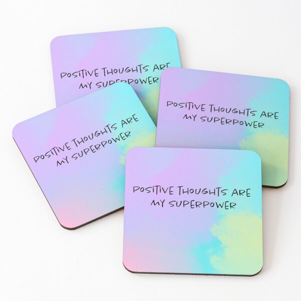 Item preview, Positive thoughts are my superpower designed and sold by diamondqueenmindset.