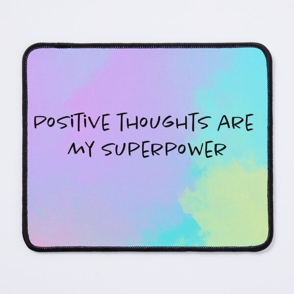 Item preview, Positive thoughts are my superpower designed and sold by diamondqueenmindset.