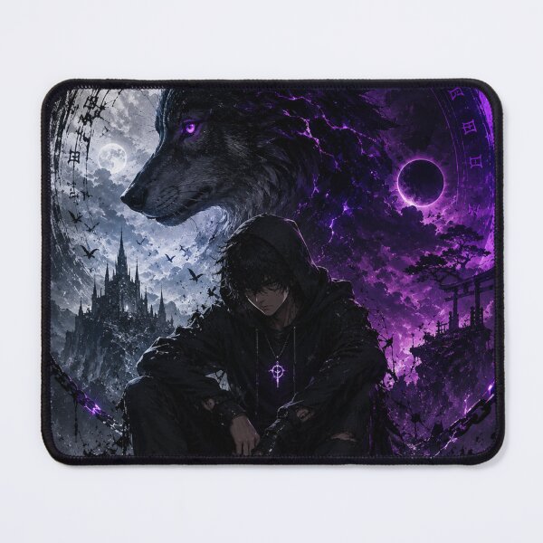 Item preview, Shadow Wolf Awakening | Dark Mystic Fantasy Artwork designed and sold by Sticleg.