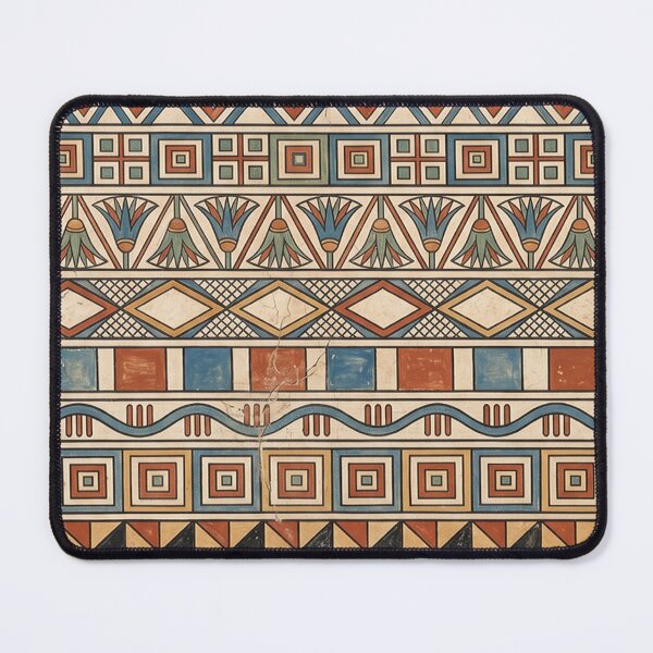 Item preview, The Breath of Hapy: Old Kingdom Geometric Papyrus Print designed and sold by FreiherrPK.