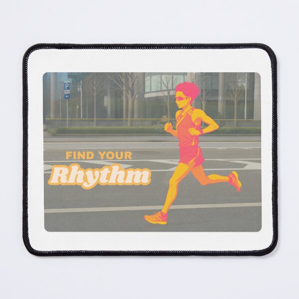 Item preview, Find your rhythm (Running) designed and sold by RunningWhiskers.