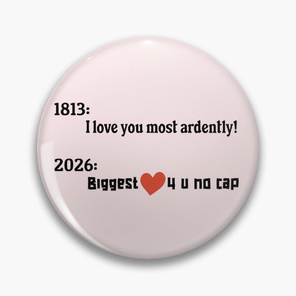 Item preview, 1813 vs 2026 Romance Meme – Funny Mr Darcy Pride and Prejudice No Cap Slang designed and sold by FIREDesignsPOD.